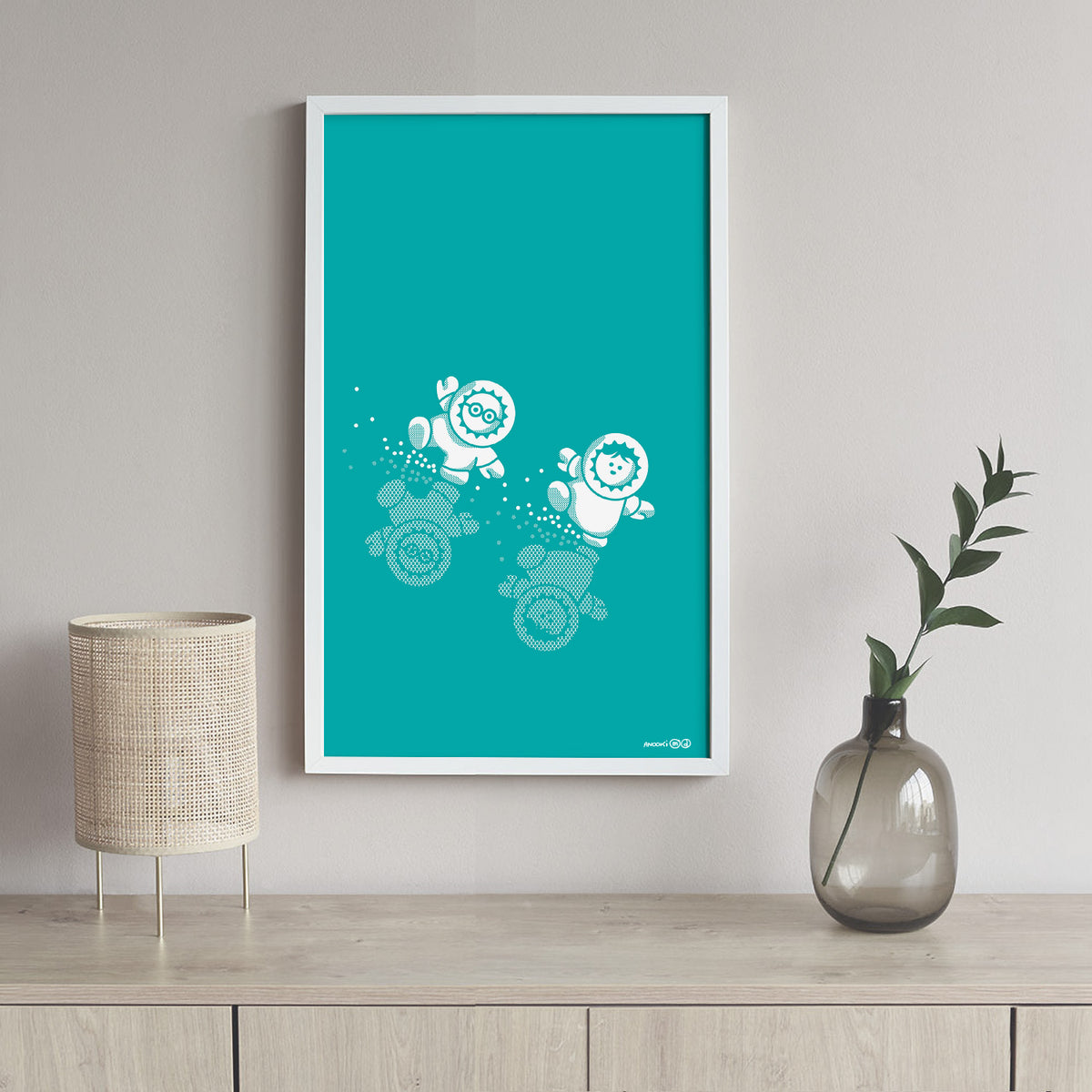 Les Casse-cous – tirage Fine Art Anooki augmenté, vue 4