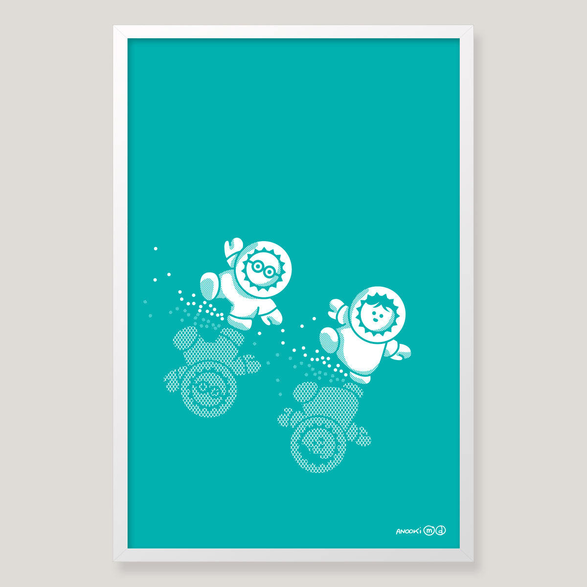 Les Casse-cous – tirage Fine Art Anooki augmenté, vue 3